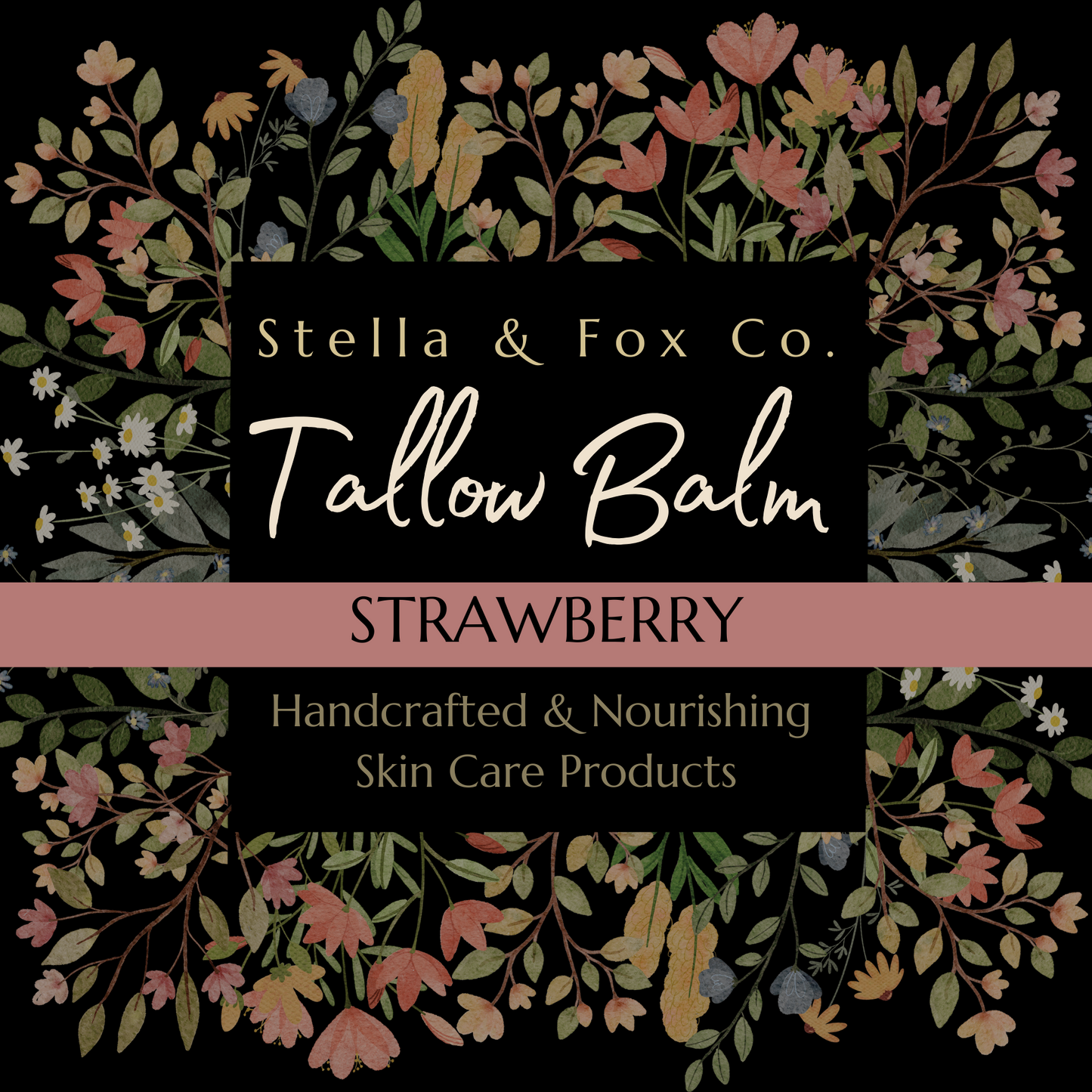 Tallow Balm - Strawberry