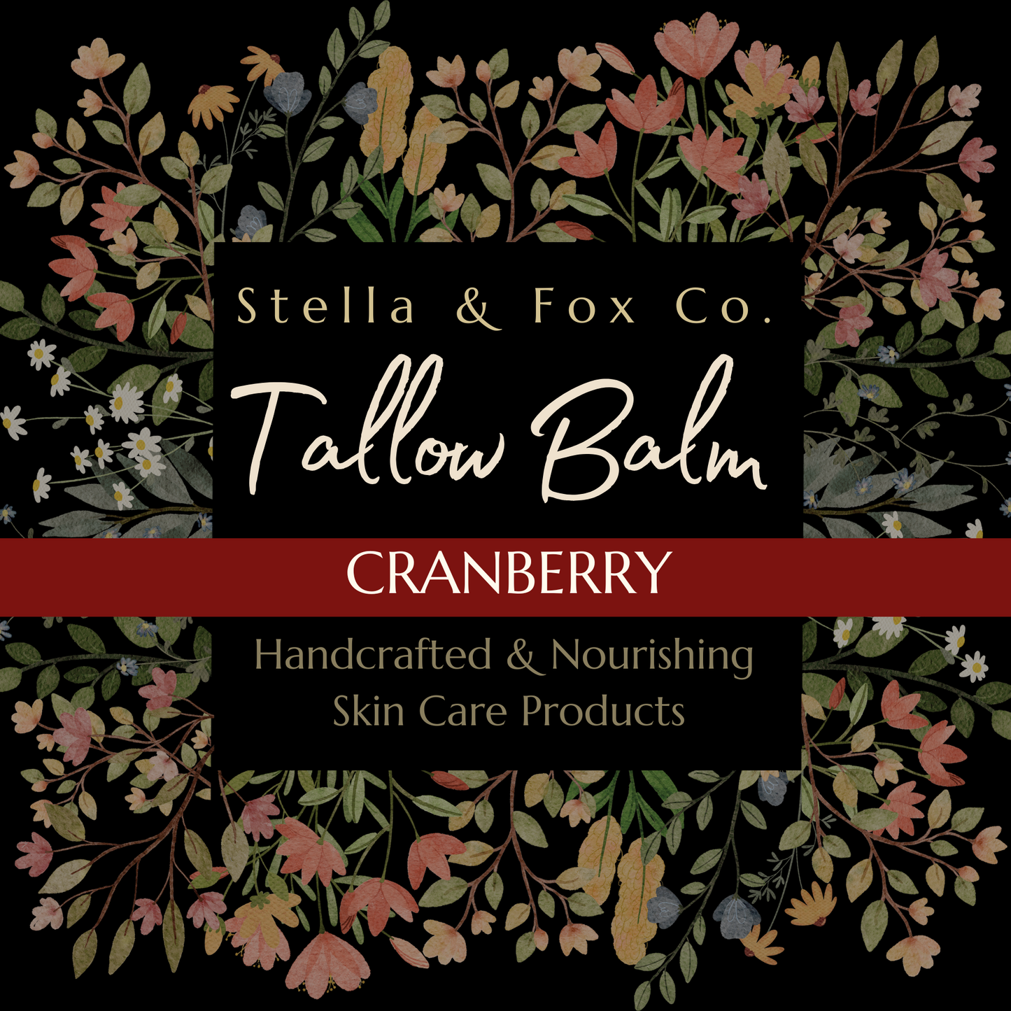 Tallow Balm - Cranberry