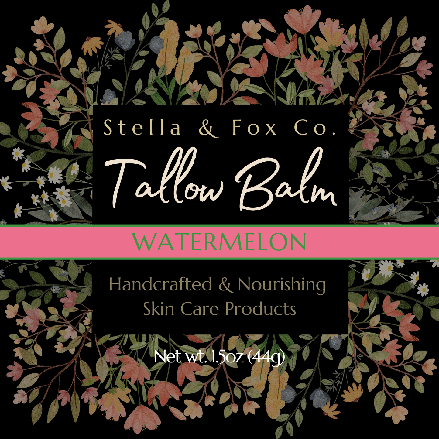 Watermelon Tallow Balm