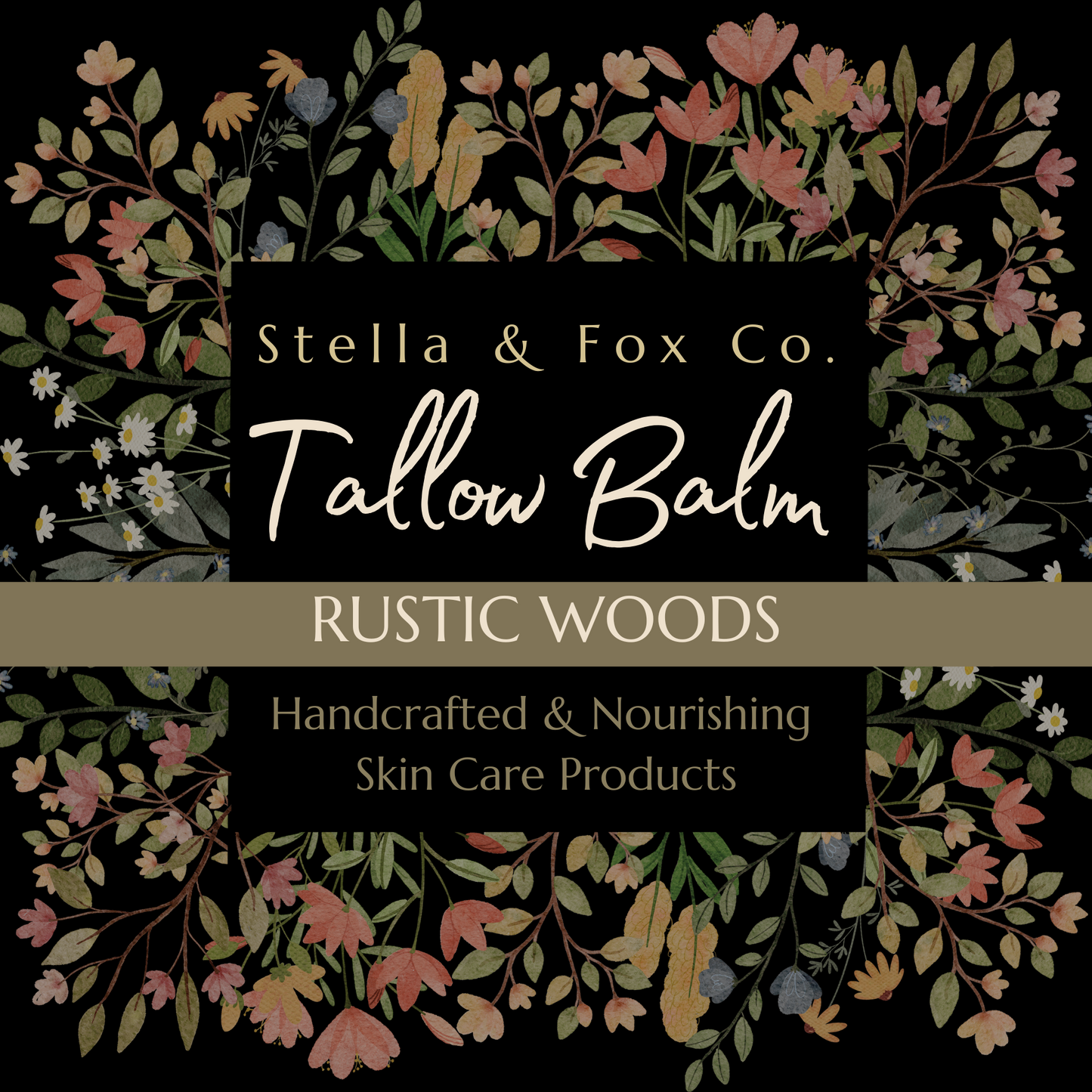 Tallow Balm - Rustic Woods