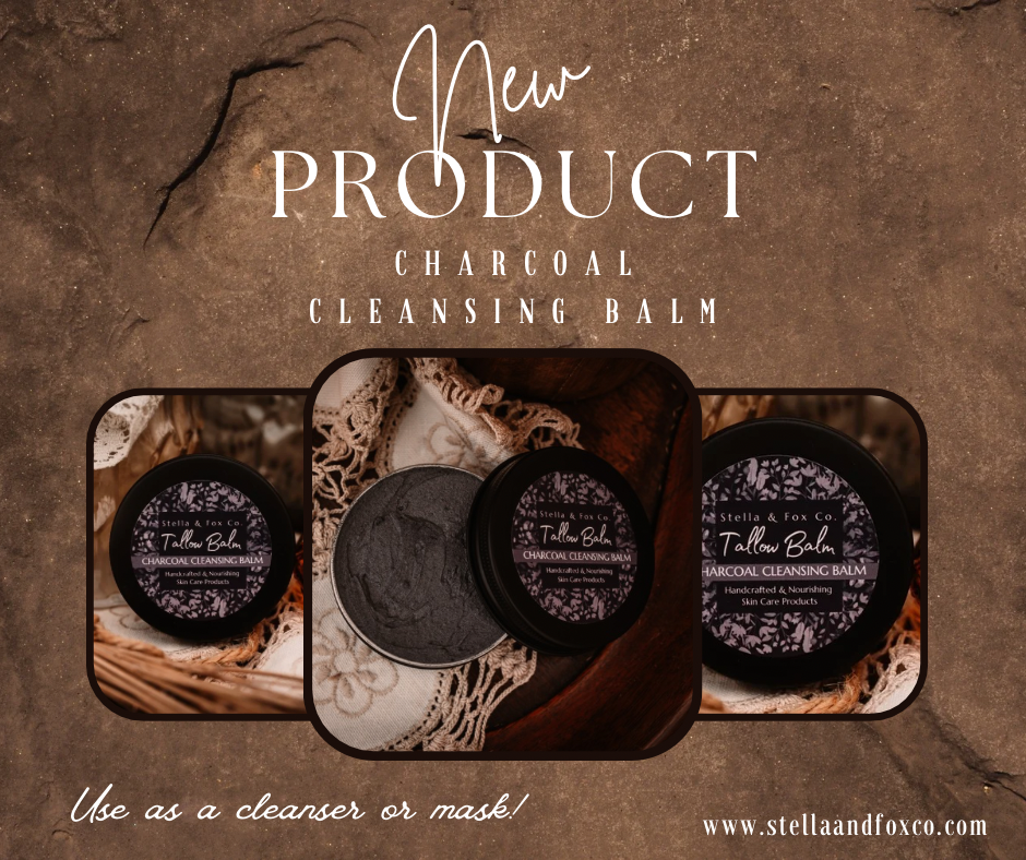 Charcoal Cleansing Tallow Balm